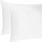 Homeroots 20 x 26 in. White Dreamy Silky Satin Standard Size Pillowcases 387858 - alternate 8